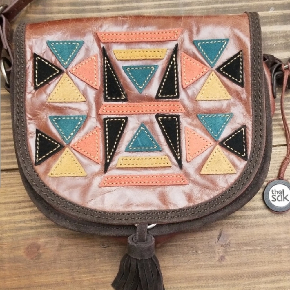 The Sak Boho Crossbody Saddle Bag